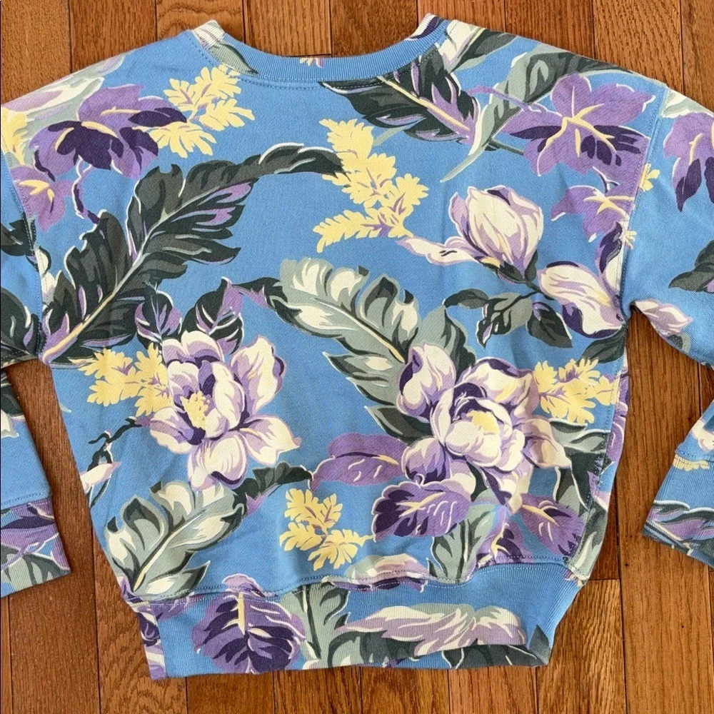Polo Ralph Lauren Floral Floral Girls Sweatshirt Size 6